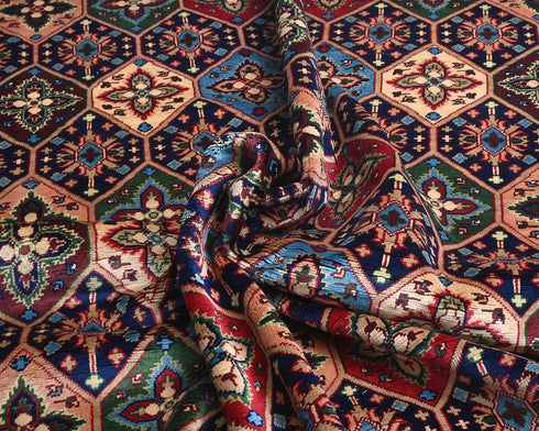 8x11 Yousafi Multicolor Afghan Hand Knotted Wool Area Rug